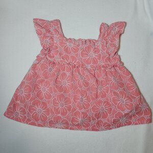 5T pink flower Dress